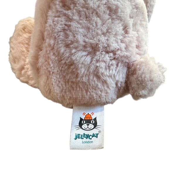 Pair of 2 JELLYCAT Bashful Bunnies 2018 Blush and Beige 5" Tiny/Mini HTF - Picture 9 of 12